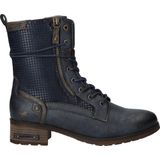 Mustang - Veterschoenen Hoog - Blauw - Veterboots