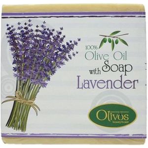 Olivos Kruiden & Fruit Lavendel Zeep - 126 g - 100% natuurlijk - voor lichaam gezicht en haar