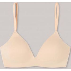 SCHIESSER Invisible Soft dames BH, voorgevormd zonder beugel, Beige -  Maat: 80A