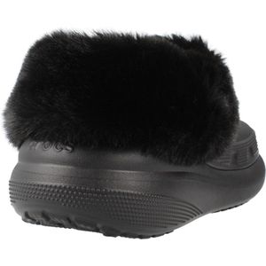 Crocs - Furever Crush - Klompen - Zwart - Faux-Shearling