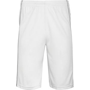 Herenbasketbal short korte broek 'Proact' Wit - XXL