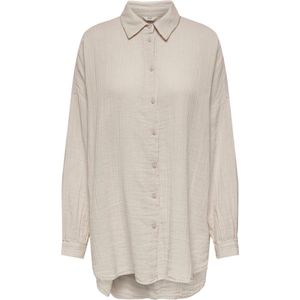 ONLY ONLTHYRA OVERSIZED SHIRT NOOS WVN Dames Blouse - Maat S