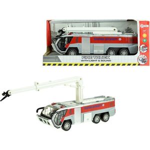 Toi-toys Brandweerauto Frictie Met Licht En Geluid 21 Cm