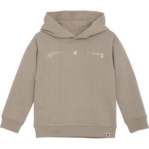 DAILY7 Hoodie Backprint Truien & Vesten Jongens - Sweater - Hoodie - Vest- Khaki - Maat 128