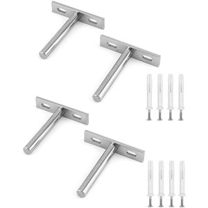 Ibenzoa® Innovatieve Onzichtbare Plankdragers Set voor Stijlvolle Zwevende Wandplanken