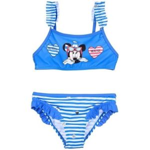 Minnie Mouse - Disney - Bikini - Badpak 2-delig - Blauw - Maat 98