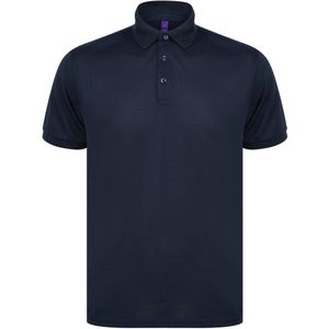 Henbury Herenpolo in gerecycleerd polyester H465 - Navy - XS