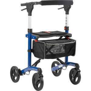 MultiMotion - Trollimaster RA60 STANDARD - Rollator - Blauw - Lichtgewicht