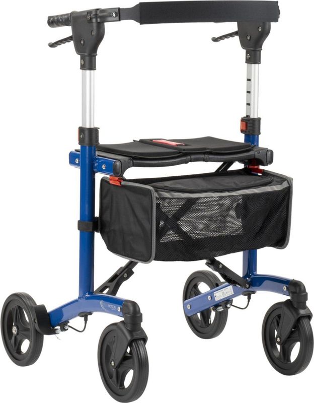 MultiMotion - Trollimaster RA60 STANDARD - Rollator - Blauw - Lichtgewicht