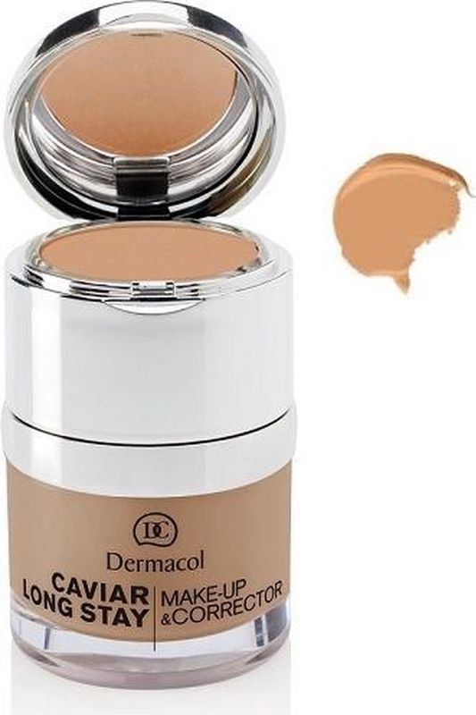 Dermacol Caviar Long Stay Langaanhoudende Make-up met kaviaar extract en perfectie concealer Tint Nude 30 ml