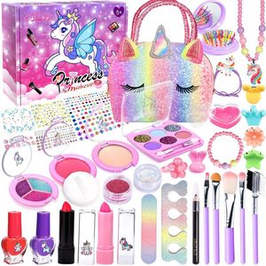 Make-upset - 36-delige - Wasbare Kindermake-upset - Speelgoed voor Creativiteit en Zelfvertrouwen