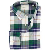 GANT - Overhemd - Geruit - Katoen - Lange Mouw - Regular Fit