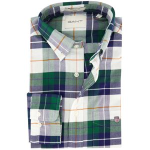 GANT - Overhemd - Geruit - Katoen - Lange Mouw - Regular Fit