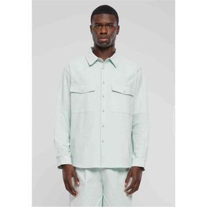 Urban Classics - Basic Crepe Overhemd - 5XL - Mintgroen