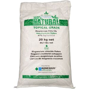 Regenesis - Magnesium Badzout - 20 kg - Topical Grade Kwaliteit - 100% Natuurlijk
