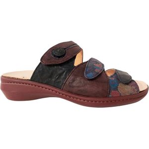 Think! - Camilla 3-000078-8080 - Slipper - Paars Blauw Combi - Leer