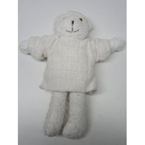 Vaco - Knuffel 2 pack - wit - beertjes