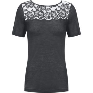 Mey T-shirt Serie Wool Love Kant 66014-515 thunder grey-L/XL