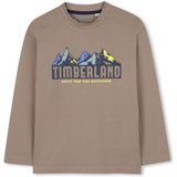 Timberland - T60537 - T-shirt - Bruin - Lange Mouwen - Jongens