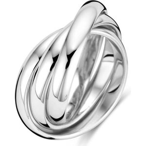 Zilver - Gerhodineerde Trinity Ringen - 925 Zilver - 18.50
