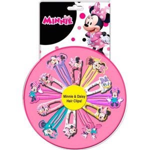 Disney Haarspeldjes Minnie Mouse Meisjes Roze 12-delig