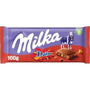 Milka Chocolade Reep Daim 5 repen x 100 gram