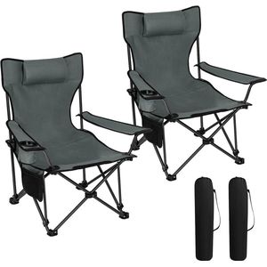 Rootz Ultimate Outdoor Klapstoel - Draagbare stoel - Verstelbare stoel - Duurzame 600D Oxford-stof - Lichtgewicht en compact - Verstelbare rugleuning - 58,5 cm x 88,5 cm x 83 cm (zittend), 101 cm x 70 cm x 83 cm (liggend)