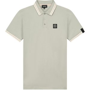 Quotrell - ITHICA POLO - TAUPE/FADED PINK - S