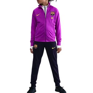 Nike - FC Barcelona Strike - Trainingspak - Felpaars Donkerblauw Goud - Kids
