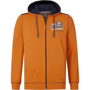 Jan Vanderstorm herren Sweatvest - 60/62 - oranje