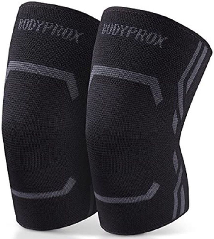 Bodyprox - Knie Compressie Sleeve - 2 Pack - Kniesteun - Voor Mannen en Vrouwen
