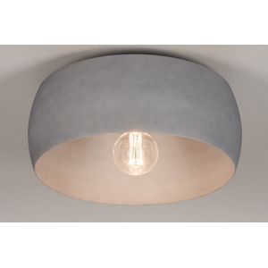 Lumidora Plafondlamp 74200 - E27 - Grijs - Betongrijs - Metaal - 45 cm