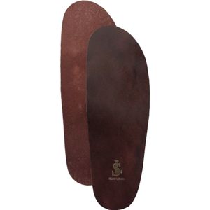 SL Leren Inlegzool - Inplakzool - Schapenleer - Bruin - Op Maat te Knippen - Maat 36 t/m 48 (36-37-38-39-40-41-42-43-44-45-46-47-48)