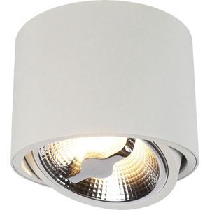 Opbouw spot armatuur | wit | AR111 | kantelbaar | Rond | 139 x 100 mm