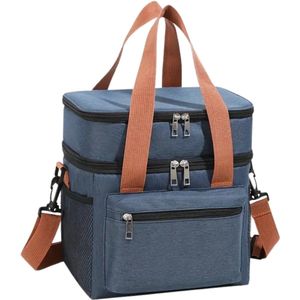 Nivard Koeltas - Koelbox - Koelelementen - Coolbox - Auto - Lunchtas - Strand - Marineblauw