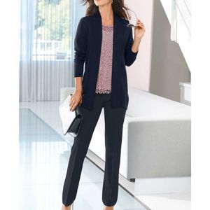 Fair Lady - Chique Dames Broek Marineblauw Maat 36