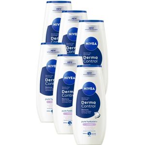 NIVEA Derma Control Restore Douchegel - Voordeelverpakking - 6x 250ml