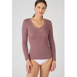 Damart - T-shirt - Roze - Thermolactyl - Lange Mouwen - Dames