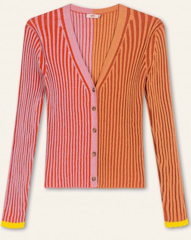 Oilily - Velasco long sleeves cardigan - Paars - M