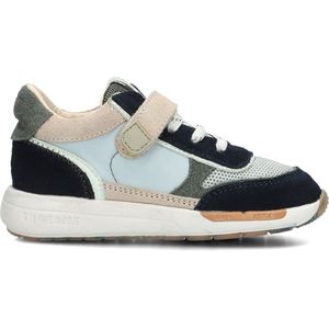 Shoesme Rf24s045 Sneakers - Leren Sneaker - Jongens - Blauw - Maat 22