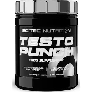Scitec Nutrition® - Testo Punch (120 capsules) - 30 doseringen - testosterone booster - libido man - daa - maca - testofen® - supplement