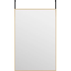 vidaXL-Deurspiegel-40x60-cm-glas-en-aluminium-goudkleurig