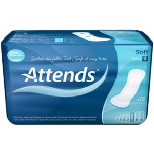 Attends Soft 3 Extra - 16 pakken van 10 stuks