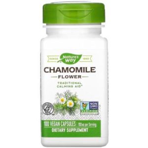 Nature's Way - Kamillebloemen - Vegan Capsules - 100 Stuks