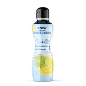Mysoda AB1112 - Limonade met 0% suiker - 500 ml - goed voor 12 L frisdrank