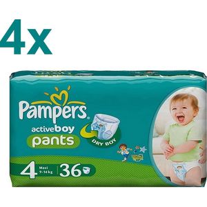 Pampers - Active Boy Pants - Diego - Maat 4 - 144 Luierbroekjes