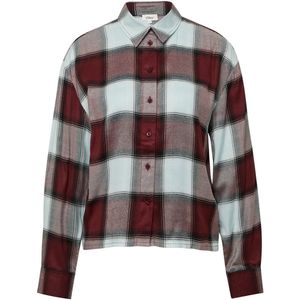 s.Oliver Blouse  pastelblauw / bordeaux
