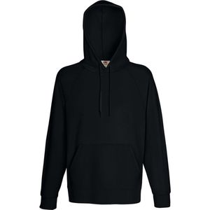 Fruit of the Loom hoodie maat S heren (zwart)