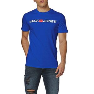 Heren T-shirt met Ronde Hals en Chique Opdruk