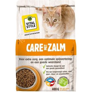 VITALstyle Kattenvoer Care Zalm 400 gr